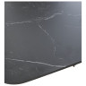 Керамические столы Стол BLANCO 160 MATT BLACK MARBLE SOLID CERAMIC / Орех, ®DISAUR