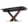 Керамические столы Стол BLANCO 160 MATT BLACK MARBLE SOLID CERAMIC / Орех, ®DISAUR