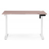 МАРКОС 140 компьютерный стол с регулировкой по высоте, цвет розовый / белый
