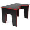 Игровой компьютерный стол GENERIC COMFORT OFFICE черный / красный