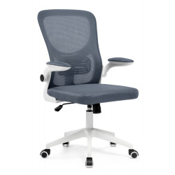 Недорогие офисные кресла. Konfi dark gray / white Кресло офисное