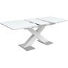 CONTI 140 раздвижной обеденный стол со стеклом, макс. длина 175 см