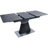 ДАЙМОНД К-120 раздвижной обеденный стол с керамической столешницей, цельная автоматическая вставка