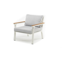 Кресло из алюминия CONCORDE белое  Joygarden