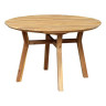 MODENA стол обеденный дачный, дерево акации, диаметр 116 см