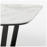 Керамические столы Стол овальный BENZ 180, керамика матовая, белая