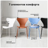 Стулья Стул Seven Style латте велюр с чёрными ножками