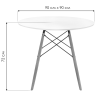 Деревянные столы Table 90 white / wood