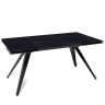 Обеденные столы Стол раскладной Asti (160+40+40), керамика матовая Black Gold