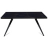 Обеденные столы Стол раскладной Asti (160+40+40), керамика матовая Black Gold