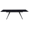 Обеденные столы Стол раскладной Asti (160+40+40), керамика матовая Black Gold