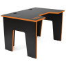 Игровой компьютерный стол GENERIC COMFORT OFFICE черный / оранжевый