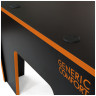 Игровой компьютерный стол GENERIC COMFORT OFFICE черный / оранжевый