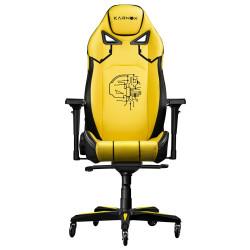 Премиум игровое кресло KARNOX GLADIATOR Cybot Edition, желтый