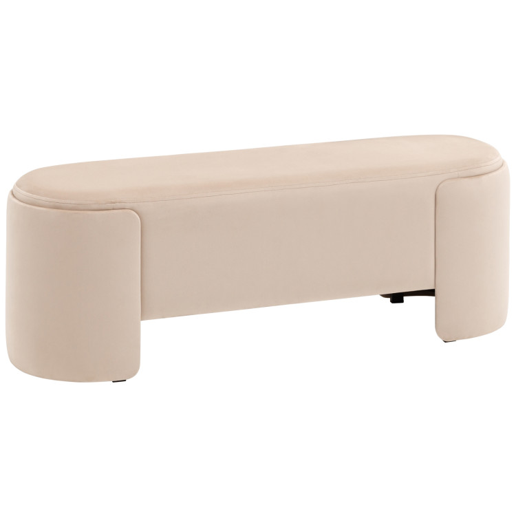 Дизайнерские банкетки Банкетка Taks велюр молочный