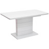 ALTA-140 раздвижной стол со стеклянной столешницей, max длина 180 см