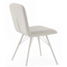 Стулья CONNUBIA Стул EMMA CB/1662-SK mt.P94 Matt Optic white/ S92 Skuba Optic White