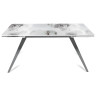 Обеденные столы Стол раскладной Asti (160+40+40), керамика глянцевая Calacatta