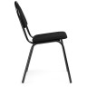 Стулья на металлокаркасе Гумер ткань черный / темный мусс