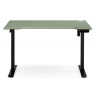 МАРКОС 140 компьютерный стол с регулировкой по высоте, цвет зеленый / черный