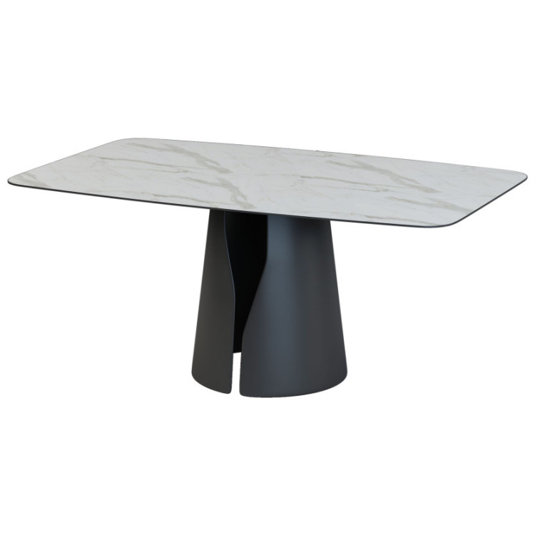 GIO овальный стол с керамической столешницей