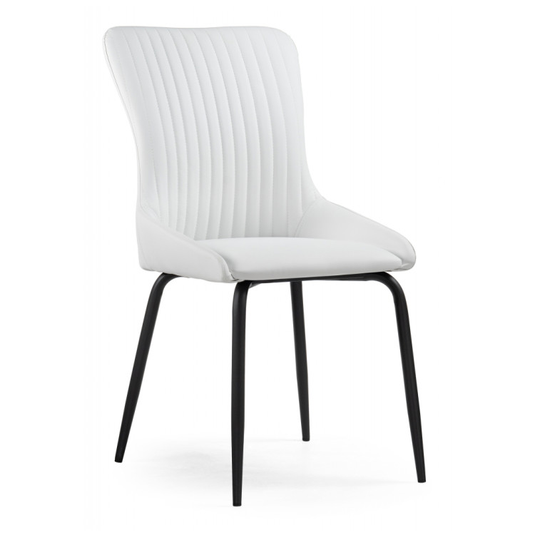Стулья на металлокаркасе Lado white / black