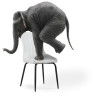 Стулья на металлокаркасе Lado white / black