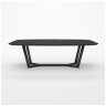 Керамические столы Стол овальный BENZ 160, керамика матовая, черная