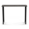 ДИЛАН ЛОФТ 120х40 барная стойка с ламинированной столешницей, цвет бетон темный