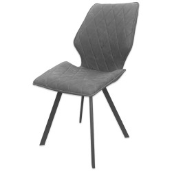 Стул РАФАЭЛЬ, цвет Style-04 Таупе, ткань под нубук / черный каркас М-City Стул кухонный