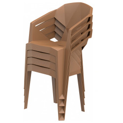 ГЕКСА капучино Стул-кресло