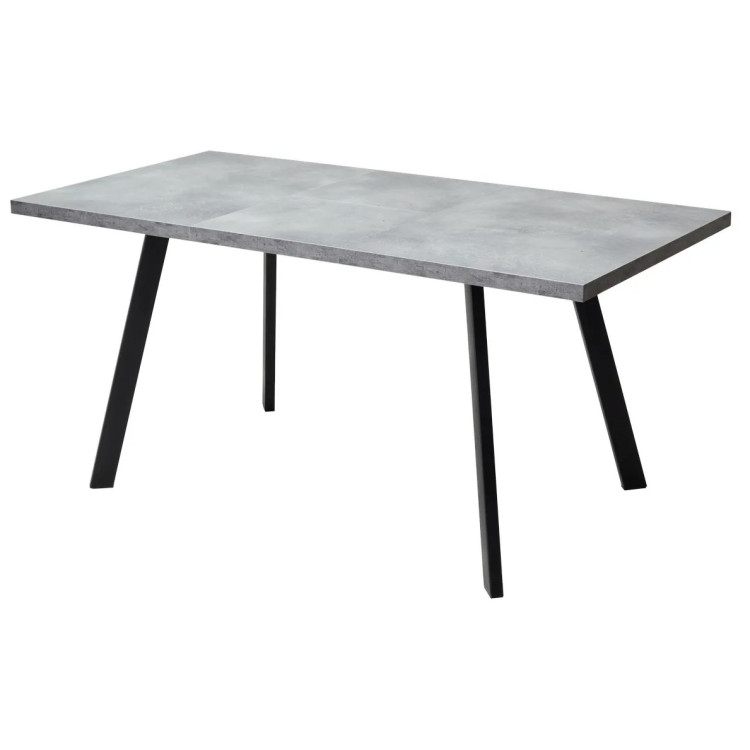 Ламинированные столы Стол BRICK M 120 Бетон Портленд/ Черный М-City