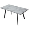 Ламинированные столы Стол BRICK M 120 Бетон Портленд/ Черный М-City