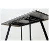Ламинированные столы Стол BRICK M 120 Бетон Портленд/ Черный М-City
