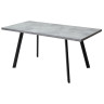 Ламинированные столы Стол BRICK M 120 Бетон Портленд/ Черный М-City