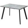 Ламинированные столы Стол BRICK M 120 Бетон Портленд/ Черный М-City