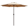 Зонты для летнего кафе Зонт для сада AFM-270/8kR-Beige (с наклоном)