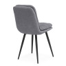 Стулья на металлокаркасе Майк темно-серый / черный Стулья на металлокаркасе Майк темно-серый / черный