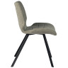 Стулья DC978 Стул мягкий, СЕРЫЙ 3163 ткань, каркас метал черный КВАДРАТ