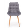 Деревянные стулья Челси 360 темно-серый (zd 995) / светлое дерево np