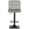Полубарные стулья Стул барный DOBRIN DOMINIC, серый велюр (MJ9-75)