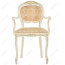 Деревянное классическое кресло ЛАУРО с подлокотниками