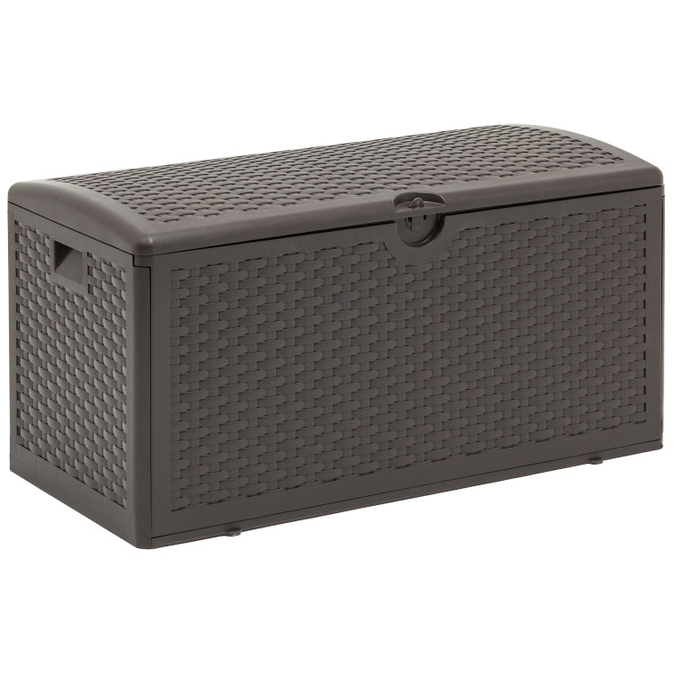 Хранение Стол-сундук пластик коричневый 110*56 см 276л