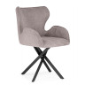 Стул-кресло Карлайл латте brendy smoke 04 / черный