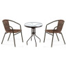 Комплект мебели Асоль-1CD  CDC02/TLH060-D60 Brown (2+1)