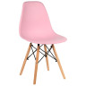 Стулья GH801/DC111 Стул пластиковый, РОЗОВЫЙ#8067, каркас бук
