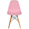 Стулья GH801/DC111 Стул пластиковый, РОЗОВЫЙ#8067, каркас бук