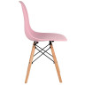 Стулья GH801/DC111 Стул пластиковый, РОЗОВЫЙ#8067, каркас бук