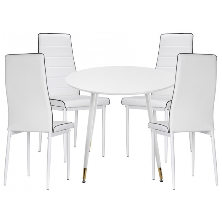 УРИФ обеденная группа белого цвета