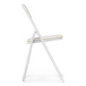 Стулья на металлокаркасе Fold 1 складной beige / white